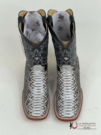 4802 ARANGO MEN PRO-RODEO BOOTS EXOTIC NATURAL PYTHON