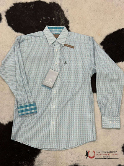 ARAT MENS KOLTON WHITE LONG SLEEVE SHIRT- 10051239