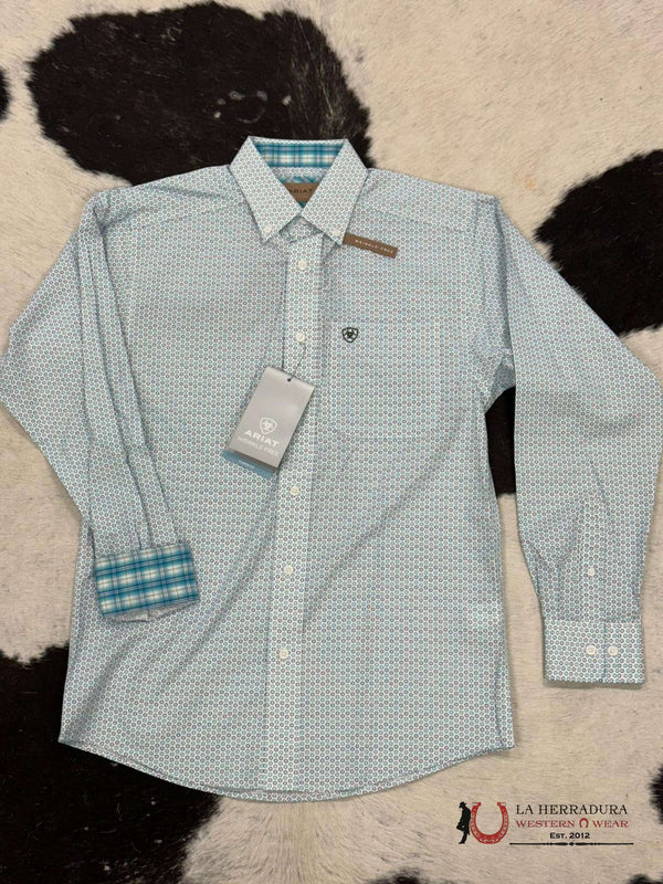 ARAT MENS KOLTON WHITE LONG SLEEVE SHIRT- 10051239