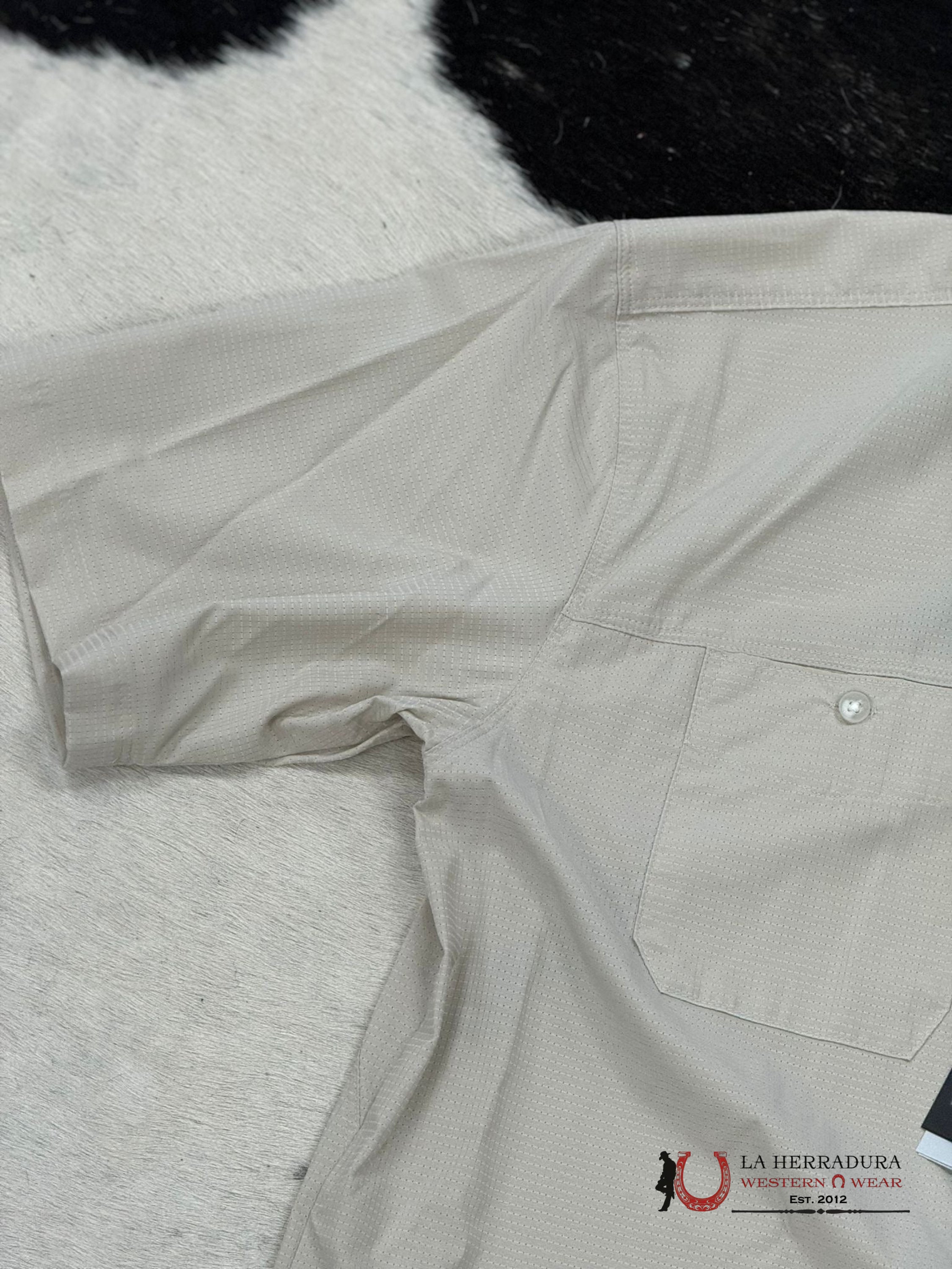 Ariat 360 Airflow Silver Lining Short Sleeve Shirt Ropa Hombres