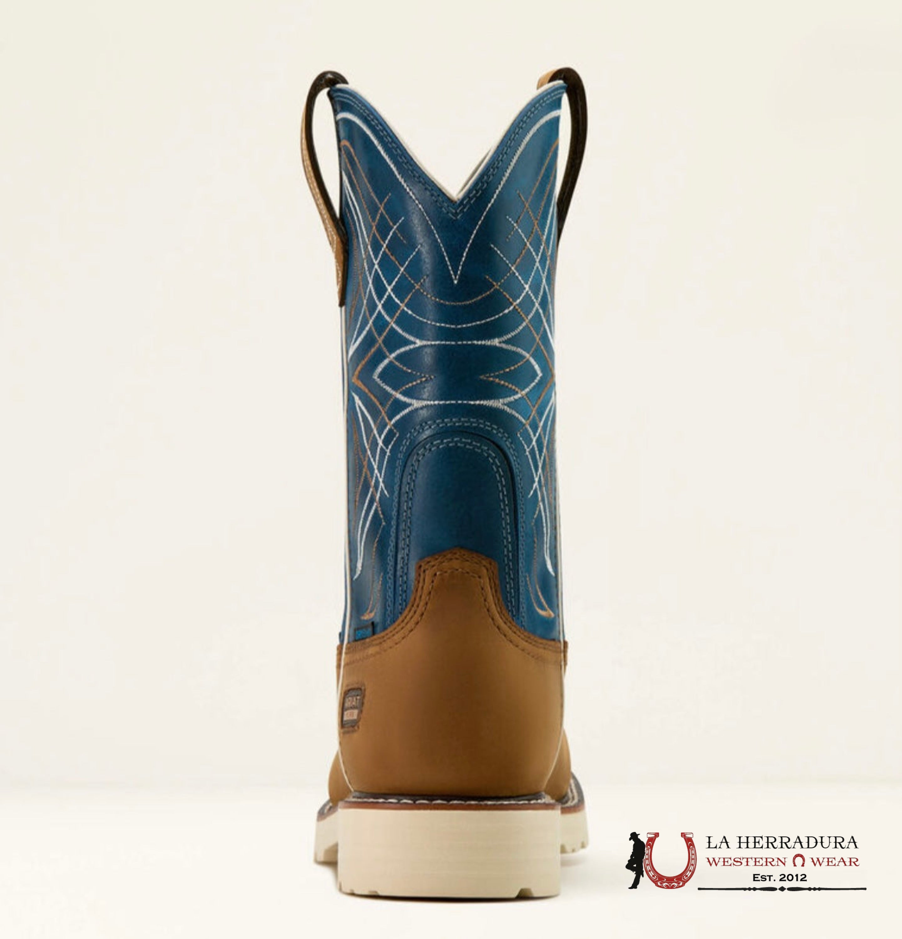 Ariat Activator H2O Steel Tool Dusted Brown/Basin Blue Wide Square Toe