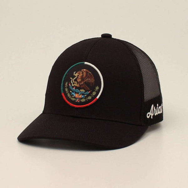 ARIAT BLACK MEXICO FLAG