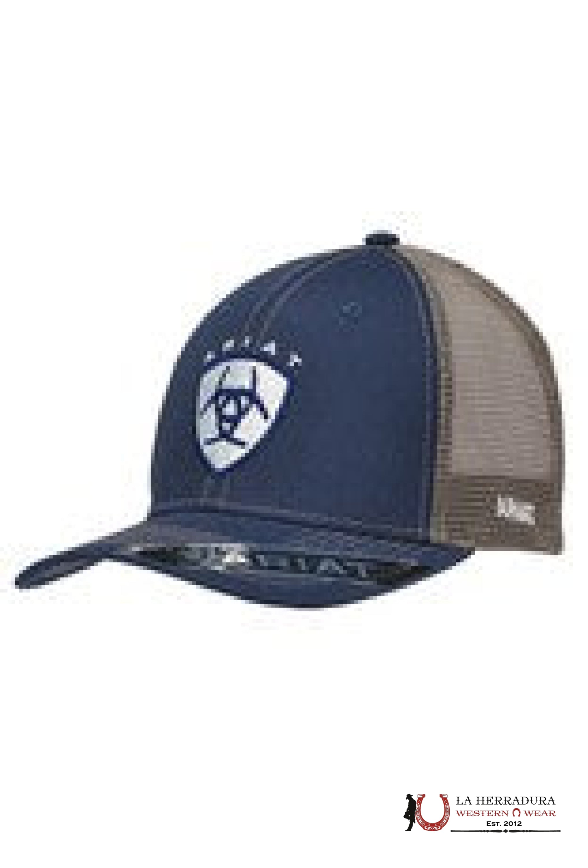 ARIAT BLUE/BROWN CAP CAPS MENS GORRAS HOMBRES