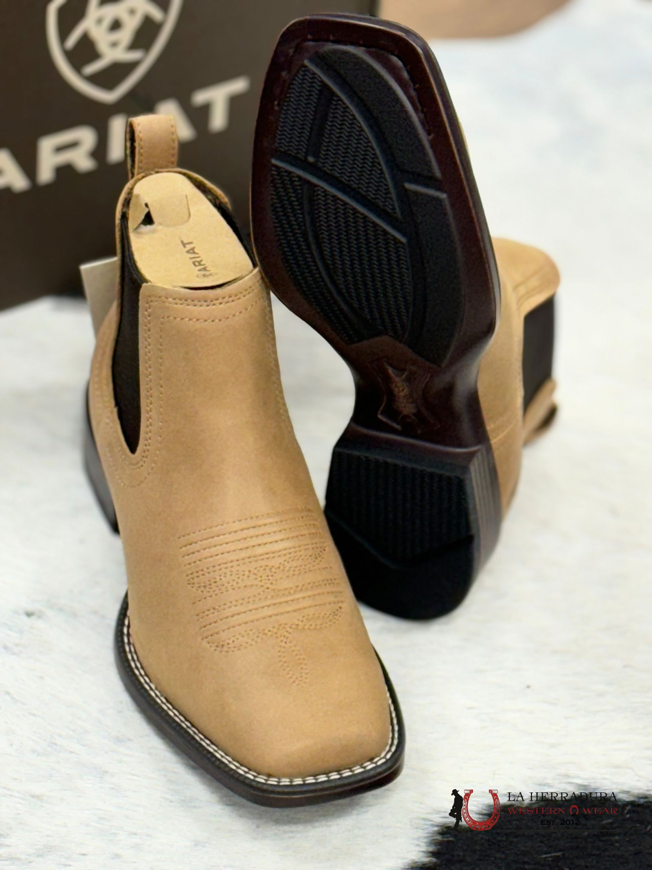 Ariat Botines Booker Ultra Almond Brown Botas Hombres