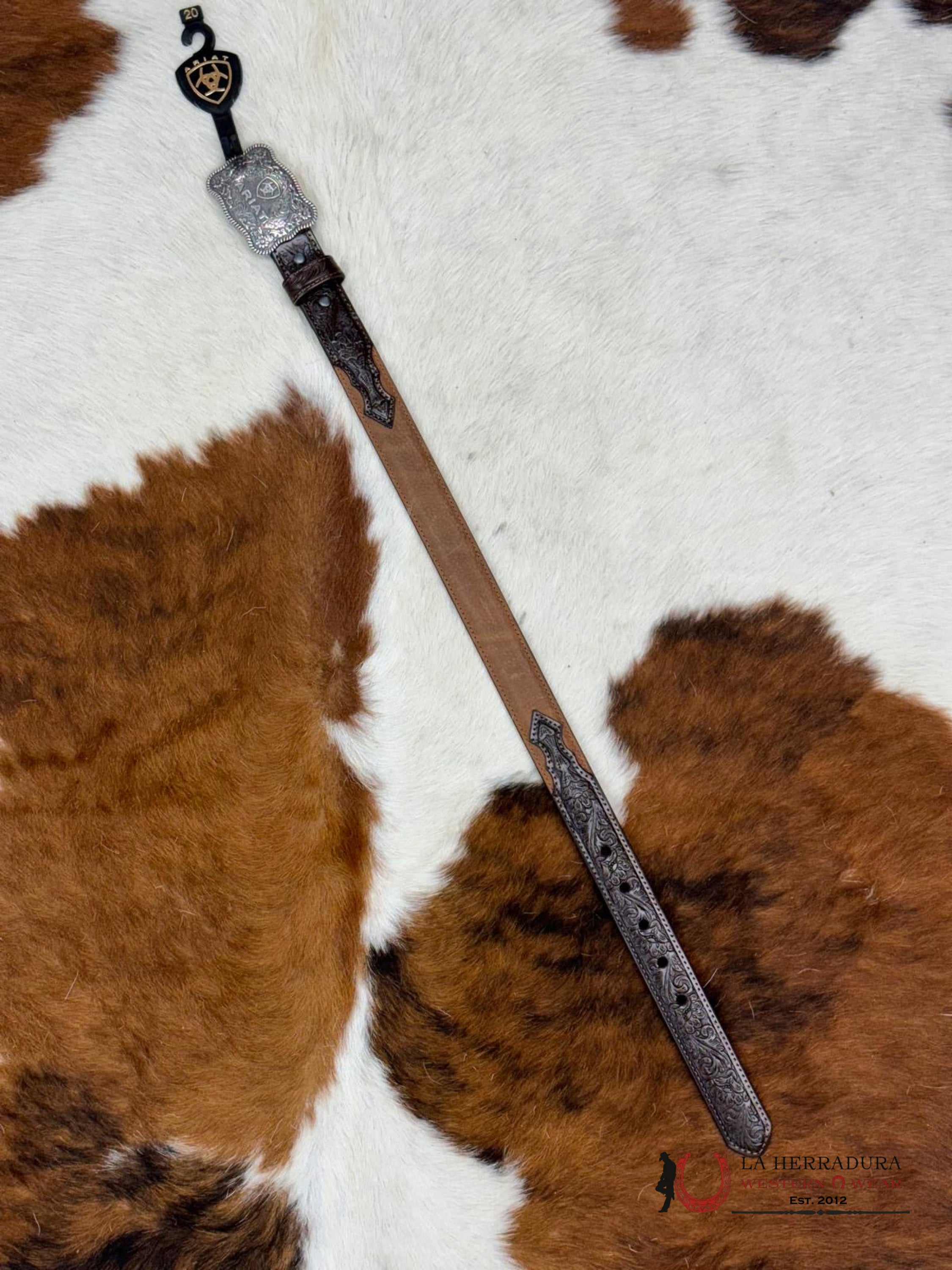 Ariat Boy Belt Two Tone Brown Niños