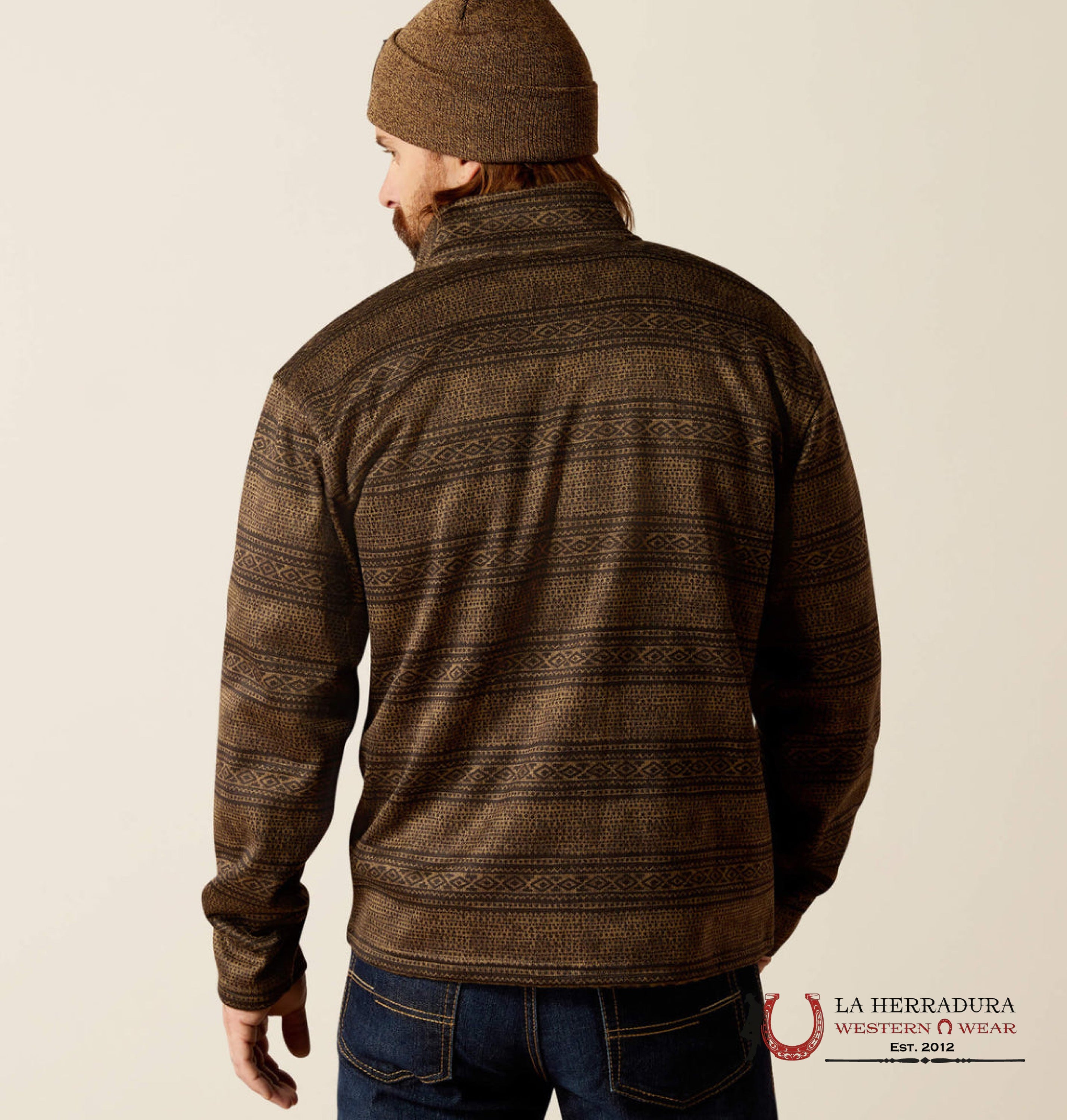Ariat Brown Southwest Serape Wesly Sweater-2698 Ropa Hombres