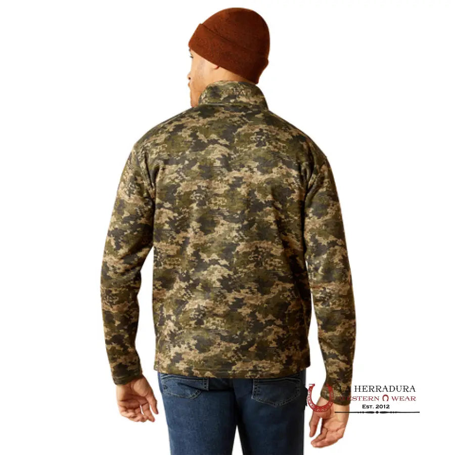 Ariat Caldwell Logo Sweater Green Camo - 3017 Ropa Hombres