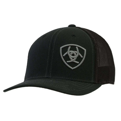 GORRA ARIAT NEGRA CON LOGO GRIS
