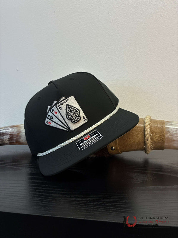 ARIAT CAP BLACK WITH WHITE