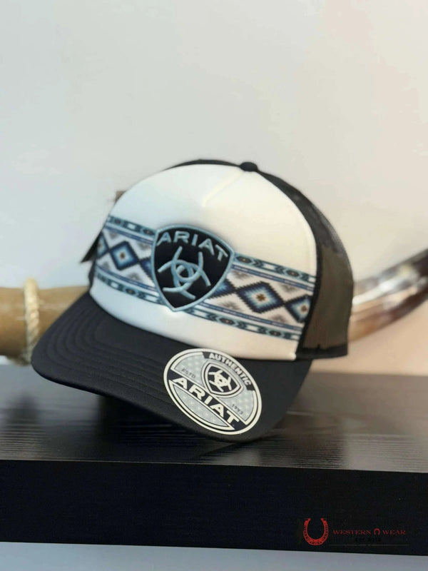 ARIAT CAP BLUE WITH BLACK LOGO