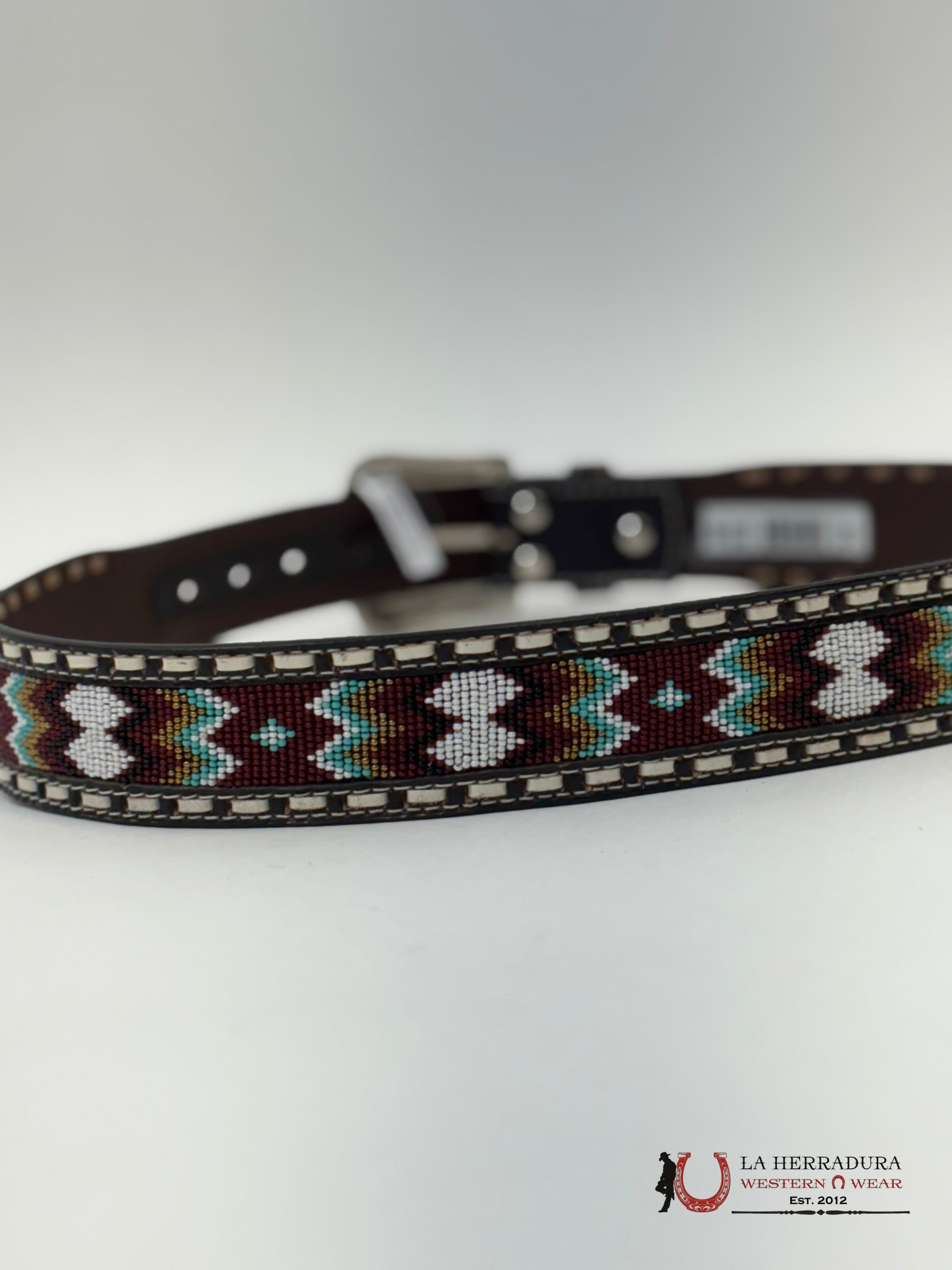 ARIAT CINTURÓN BROWN MULTI COLOR AZTEC PRINT CINTURONES HOMBRES