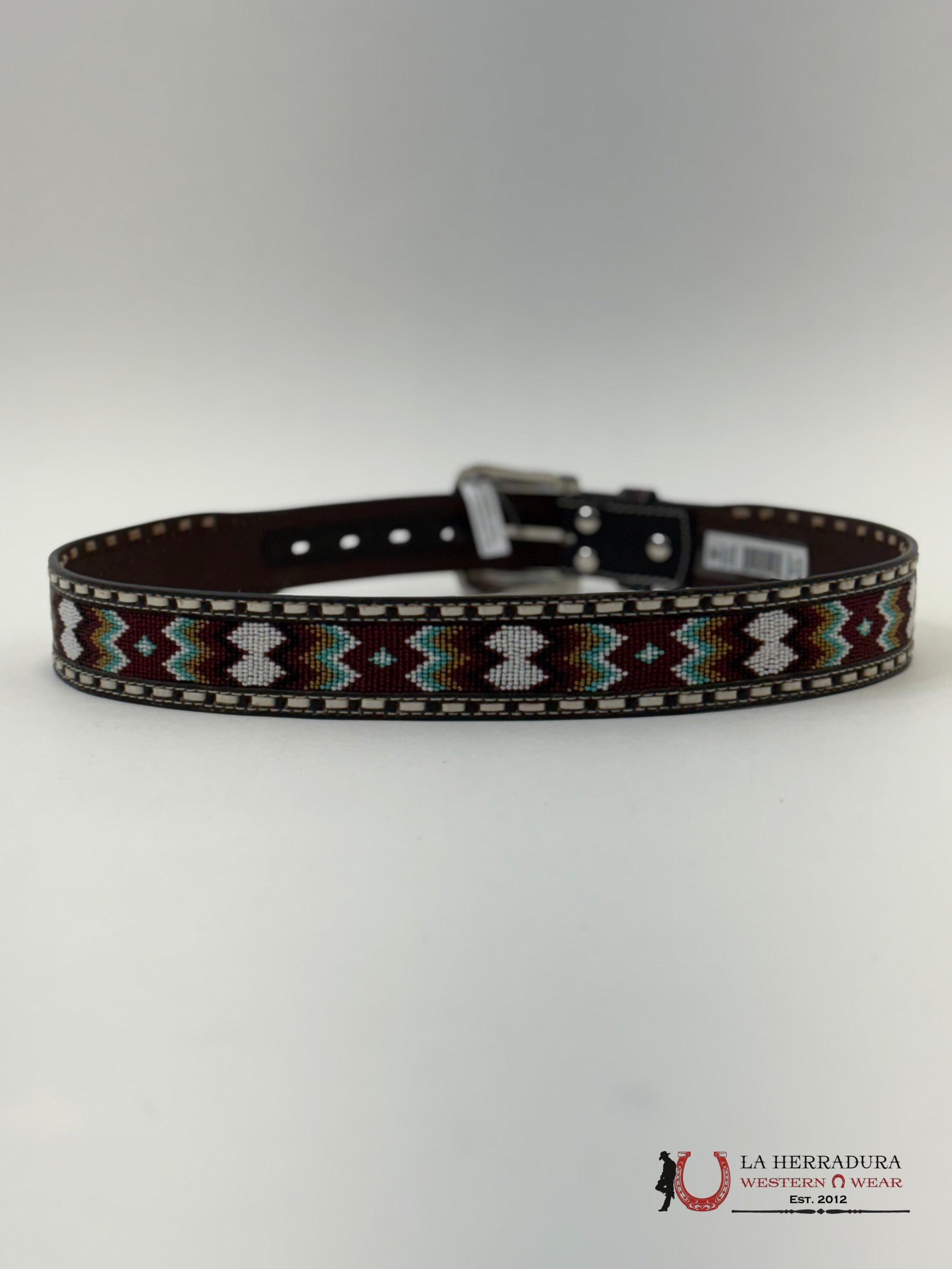 ARIAT CINTURÓN BROWN MULTI COLOR AZTEC PRINT CINTURONES HOMBRES