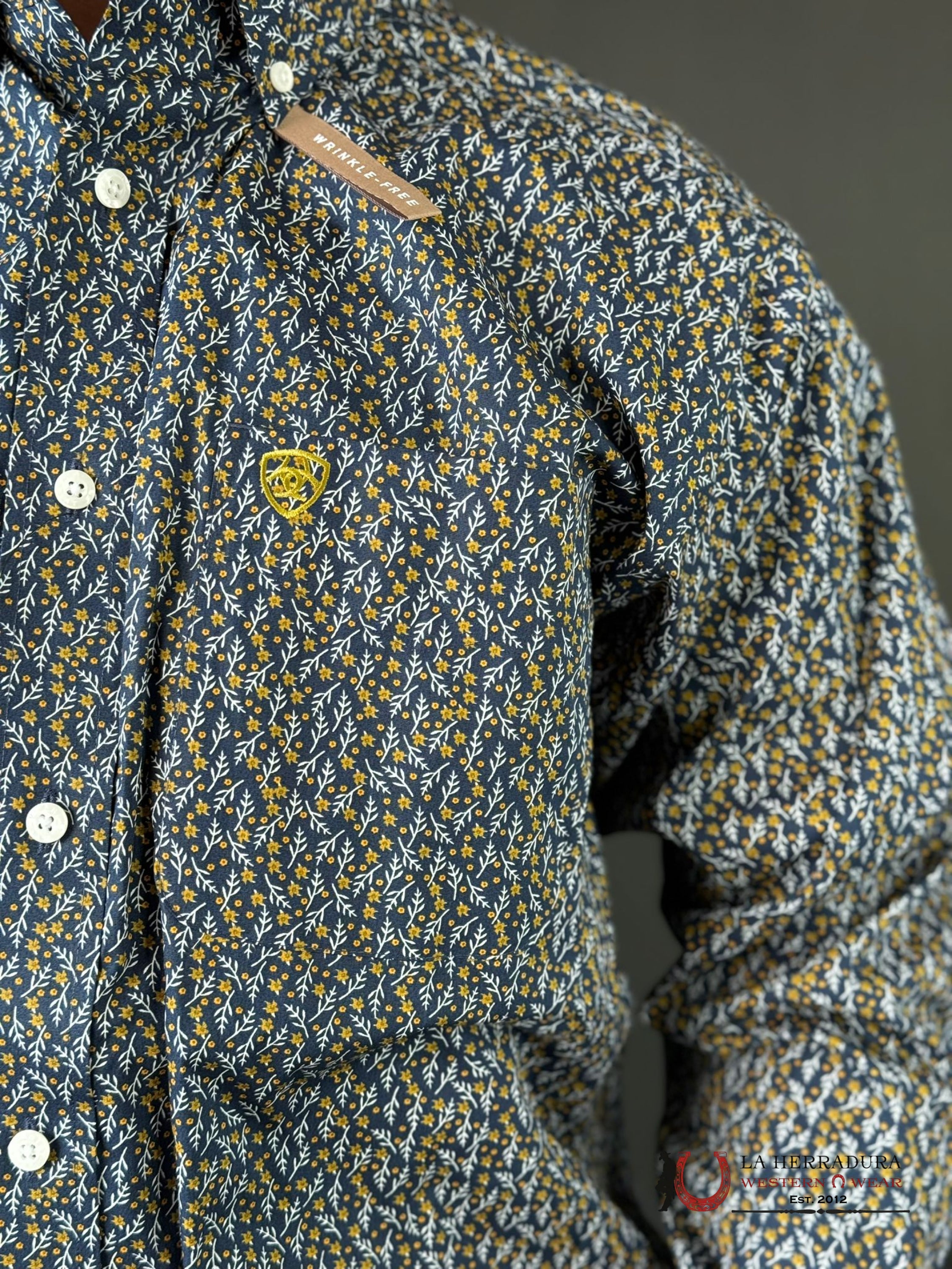 Ariat Classic Kolson Deep Pacific Blue Ropa Hombres