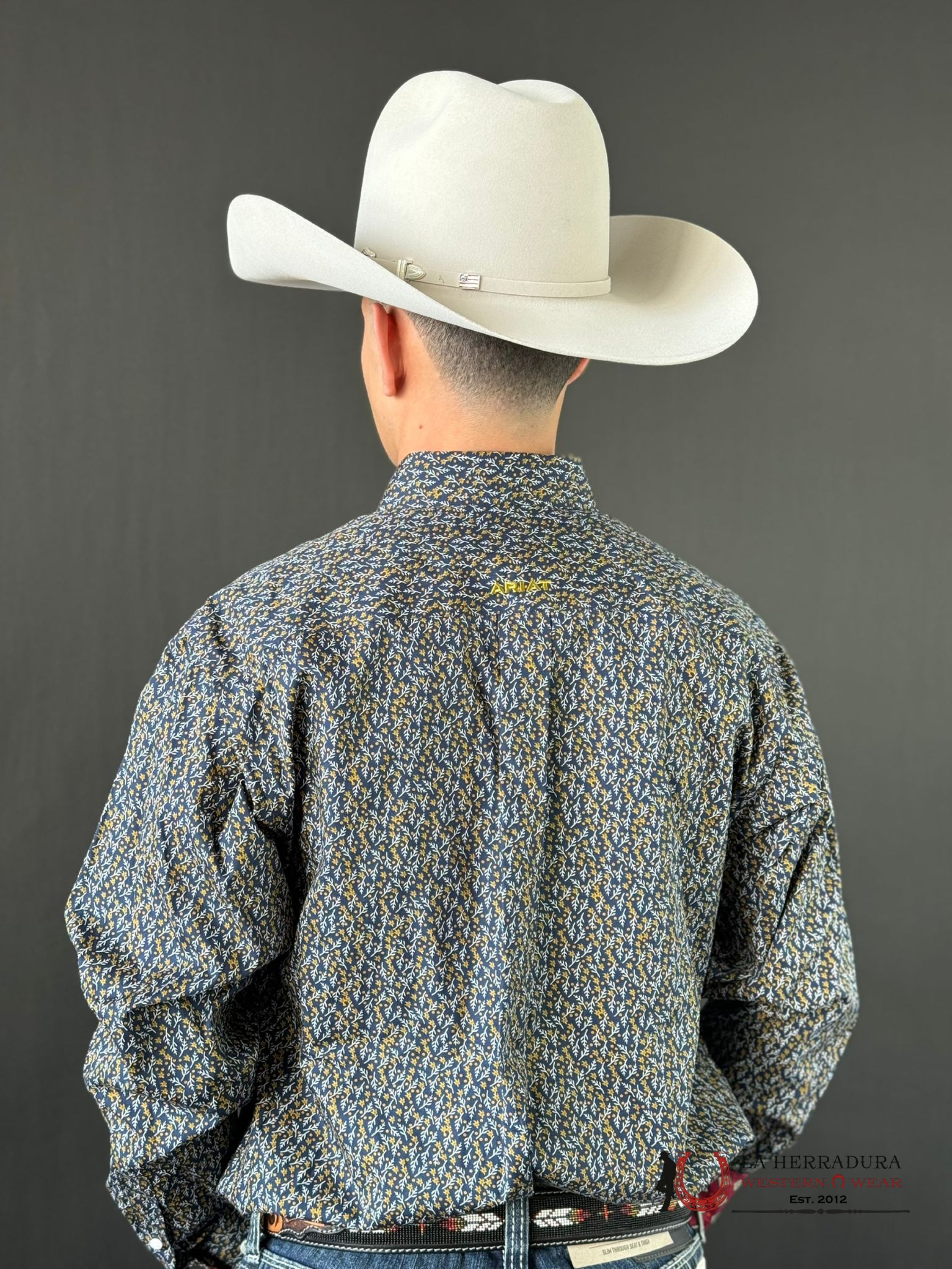 Ariat Classic Kolson Deep Pacific Blue Ropa Hombres