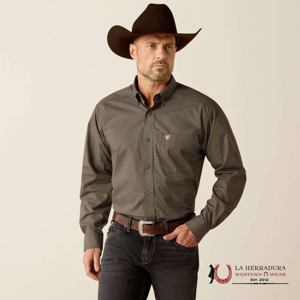 ARIAT CLASSIC REAGAN ROYAL BLUE LONG SLEEVE SHIRT - 10052356