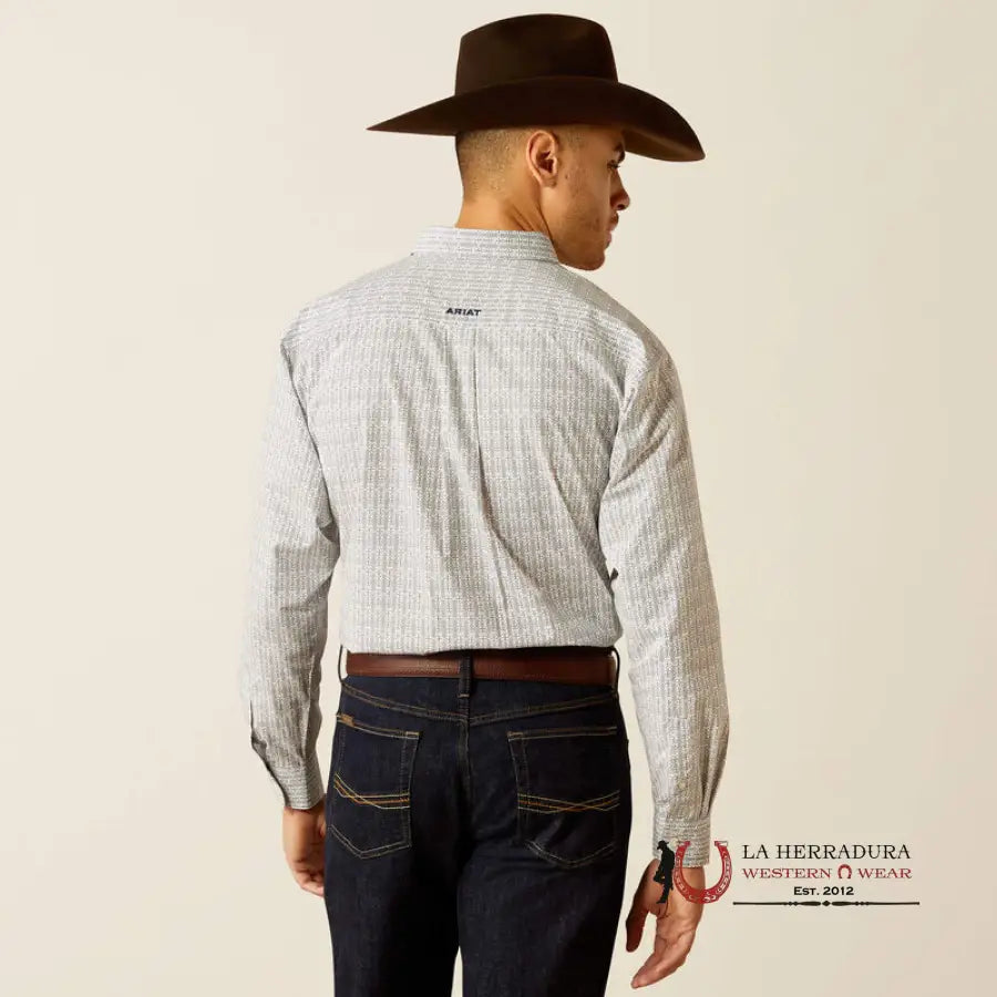 Ariat Classic Reing White Long Sleeve Shirt-2359 Ropa Hombres