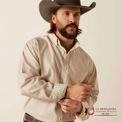 CAMISA ARIAT CLÁSICA WF GRAYSEN DORADA DE MANGA LARGA - 10052377