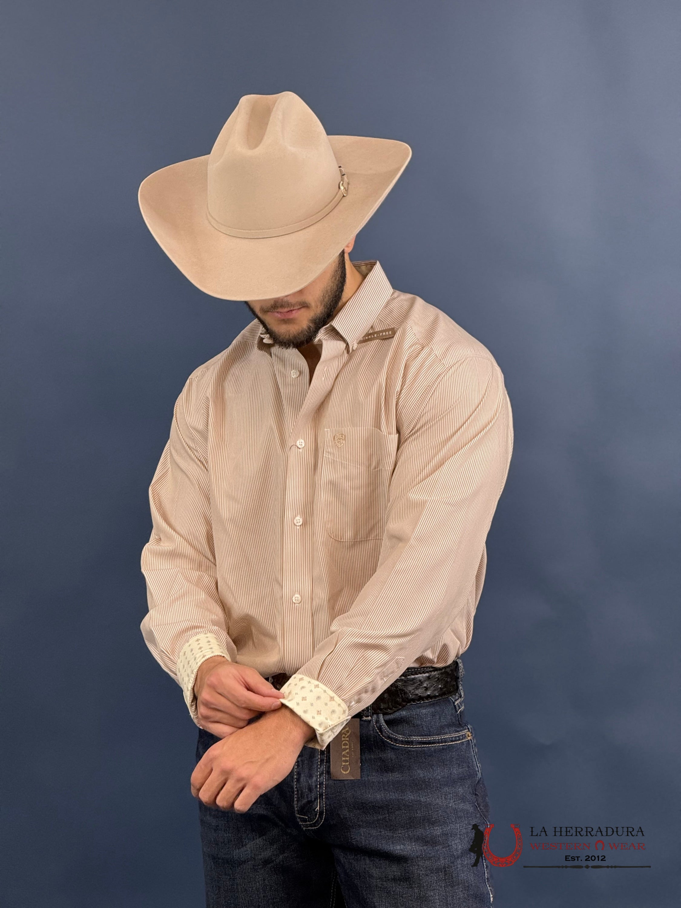 Ariat Classic Wt Graysen Gold Long Sleeve Shirt Ropa Hombres