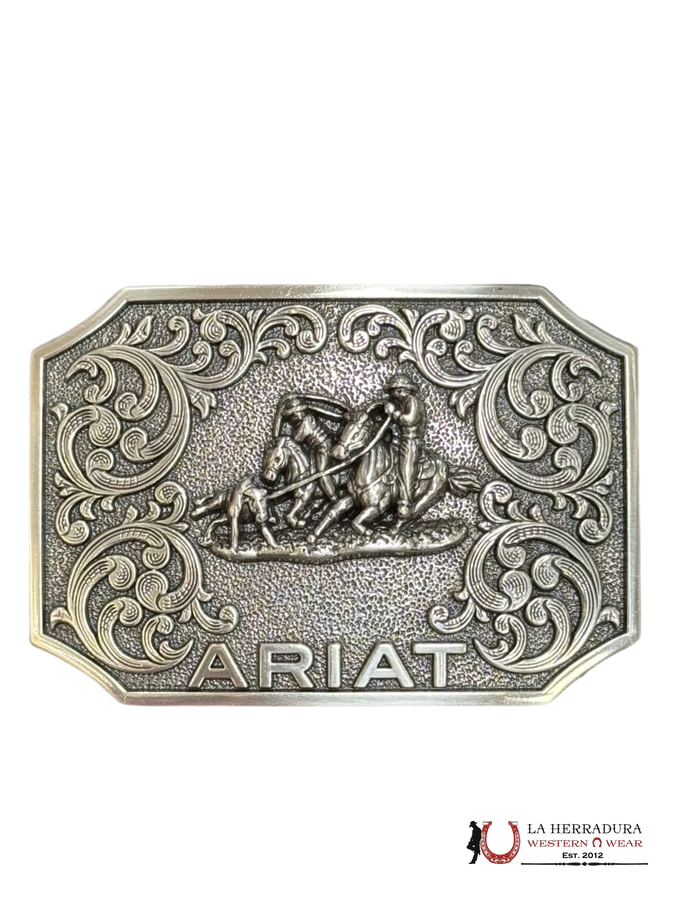 ARIAT COWBOYS RIDING SILVER BUCKLE A37011 ACCESORIOS
