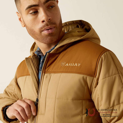 Ariat Crius Hooded Inside Jacket Kelp/Rubber -10052776