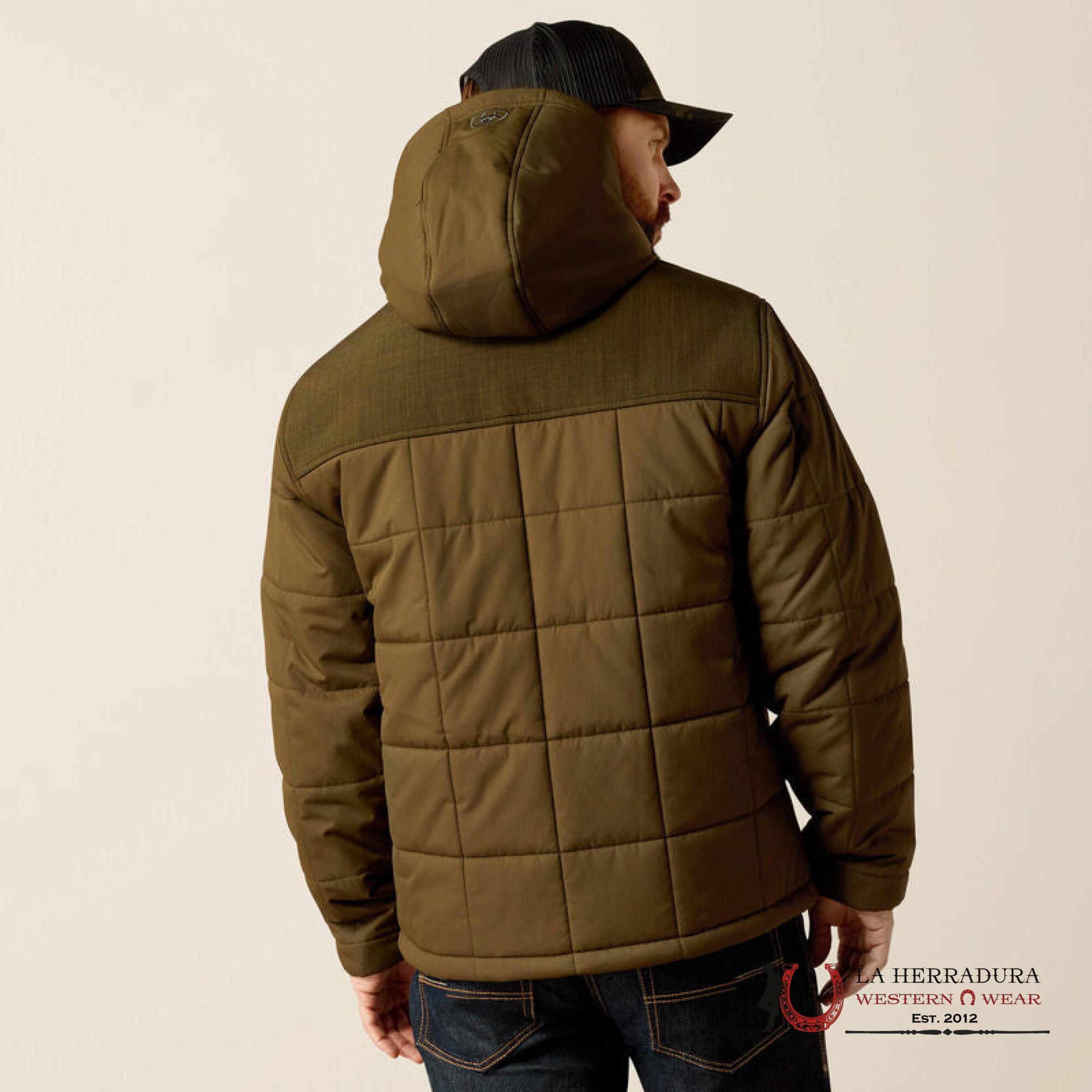 Ariat Crius Hooded Inside Jacket Relic/Relic Heather - 2775 Ropa Hombres