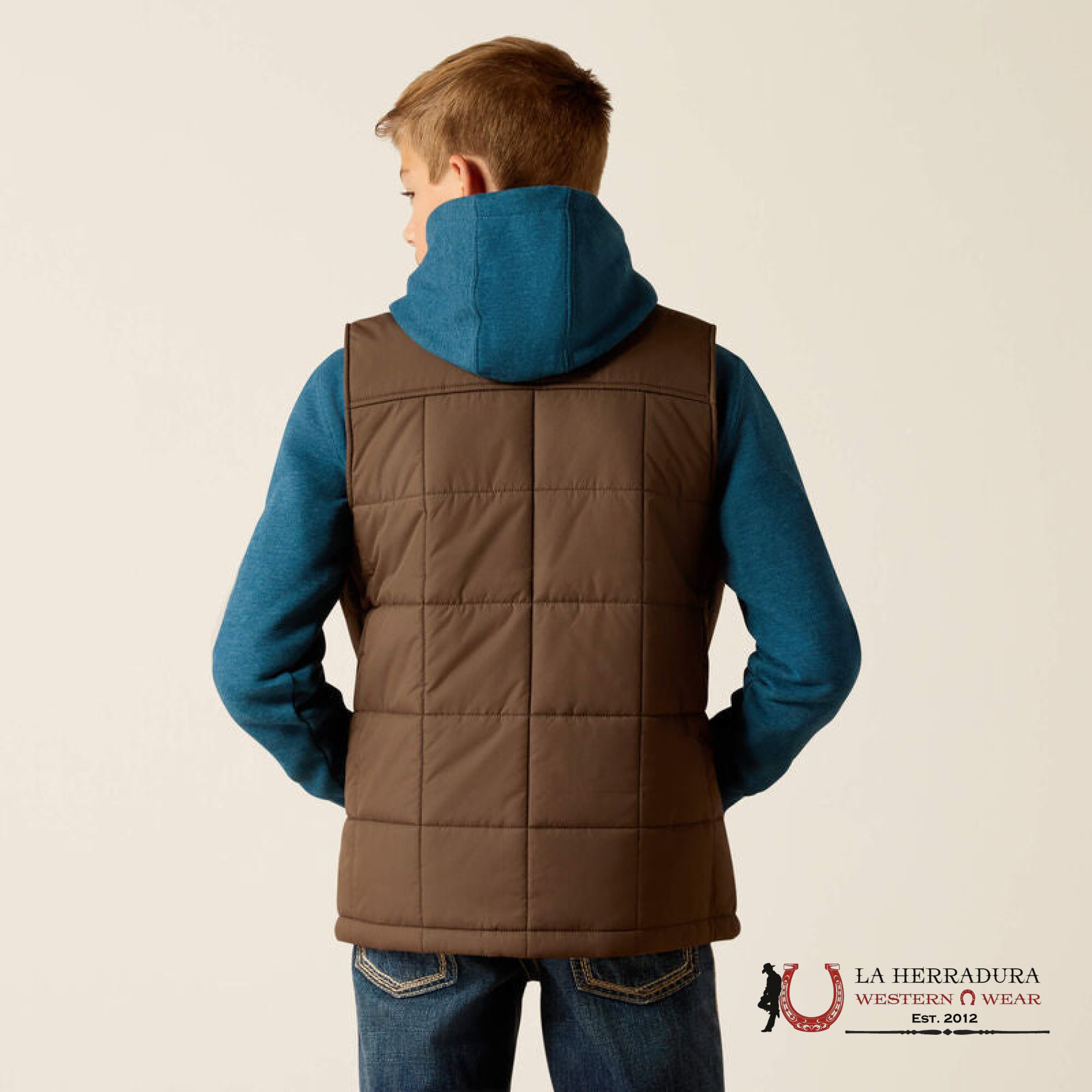 Ariat Crius Inside Vest Banyan Bark - 2351 Niños