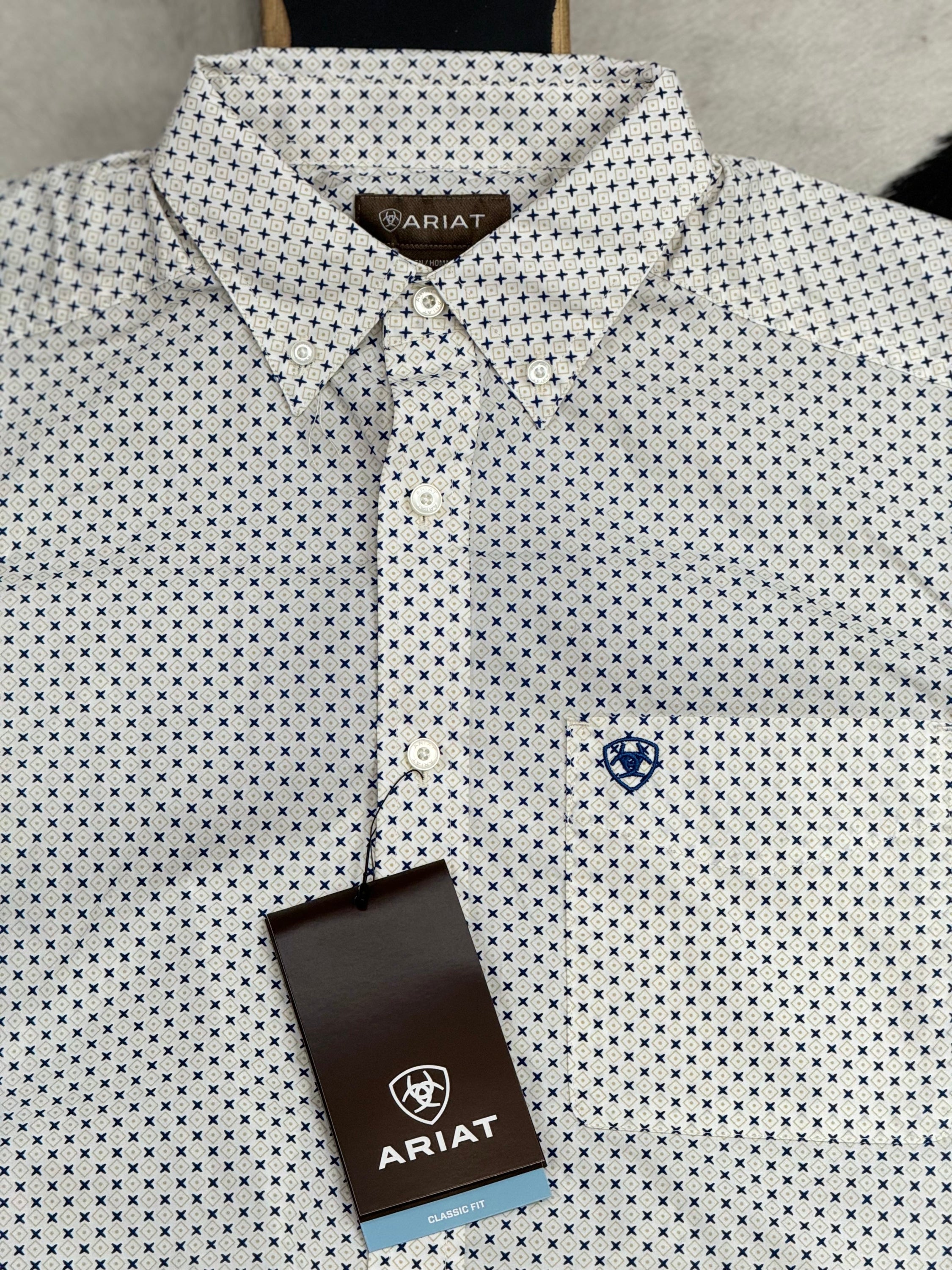 Ariat Darell Green Short Sleeve Shirt 10051491 Ropa Hombres