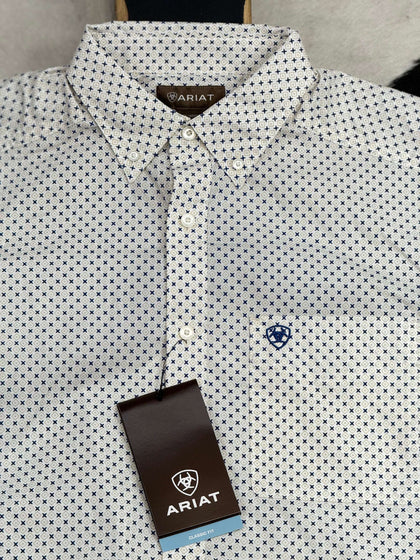 ARIAT DARELL GREEN SHORT SLEEVE SHIRT 10051491