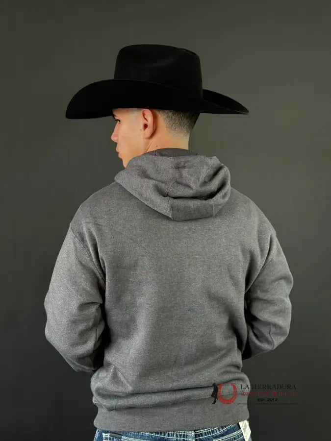 Ariat Desert Roam Hoodie Charcoal Heather Ropa Hombres