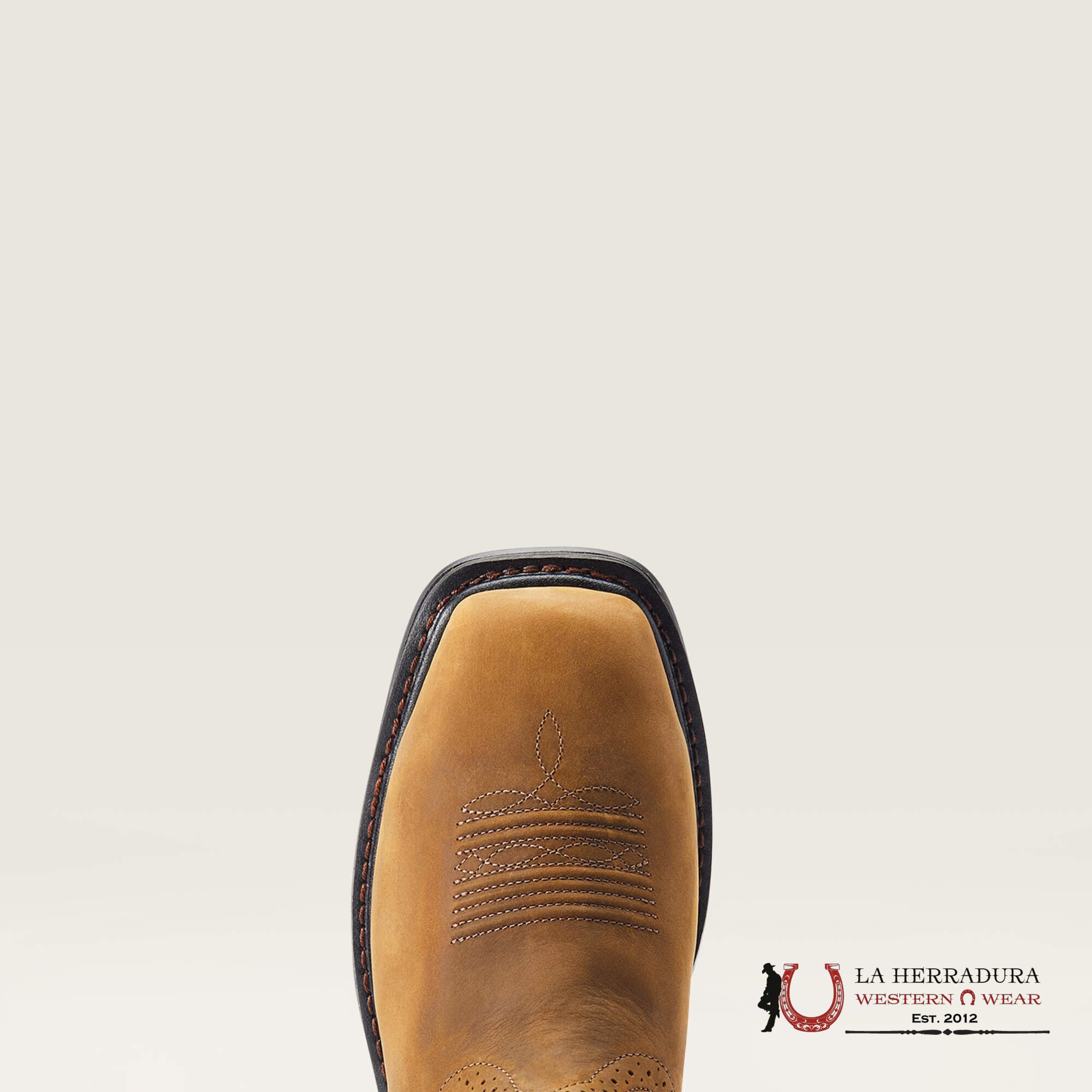 Ariat Distressed Brown Wide Square Toe Sierra Shock Shield Steel