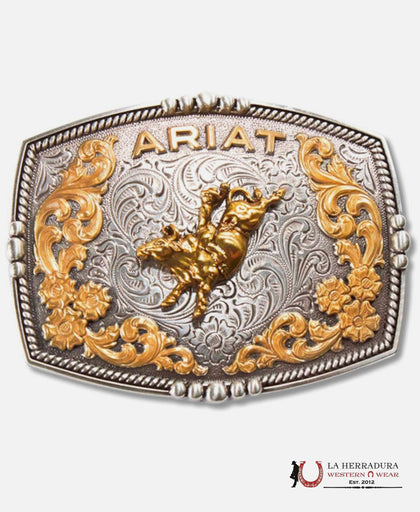 ARIAT FLORAL LOGO SEMISQUARE JINETE A37065