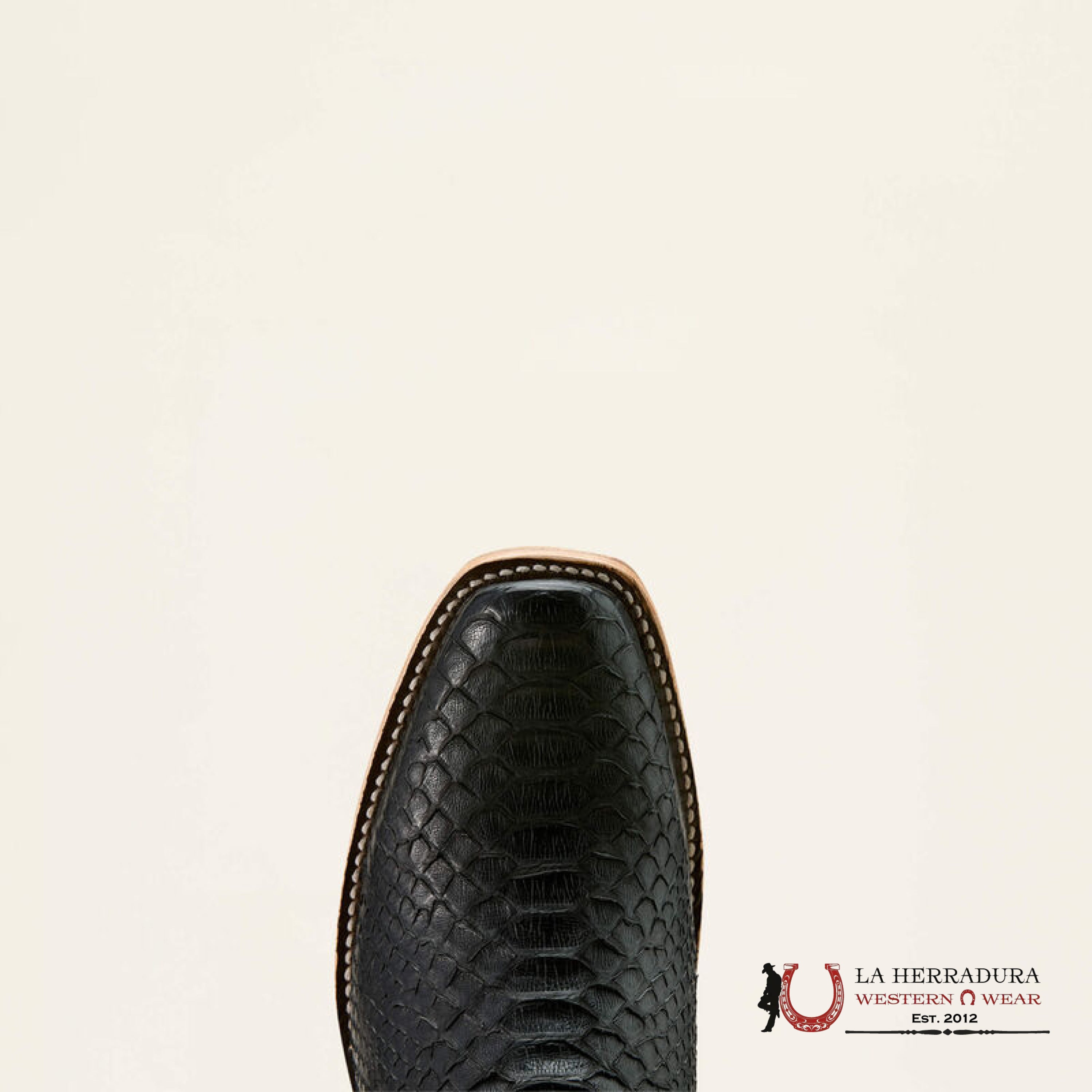 ARIAT FUTURITY STREAK MATTE BLACK PYHTON/AUTHENTIC BROWN 10058164 BOTAS HOMBRES