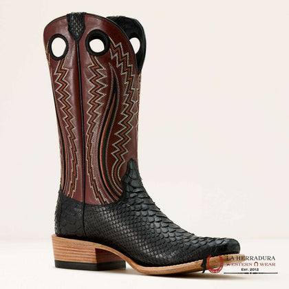 ARIAT FUTURITY STREAK MATTE BLACK PYHTON/AUTHENTIC BROWN 10058164