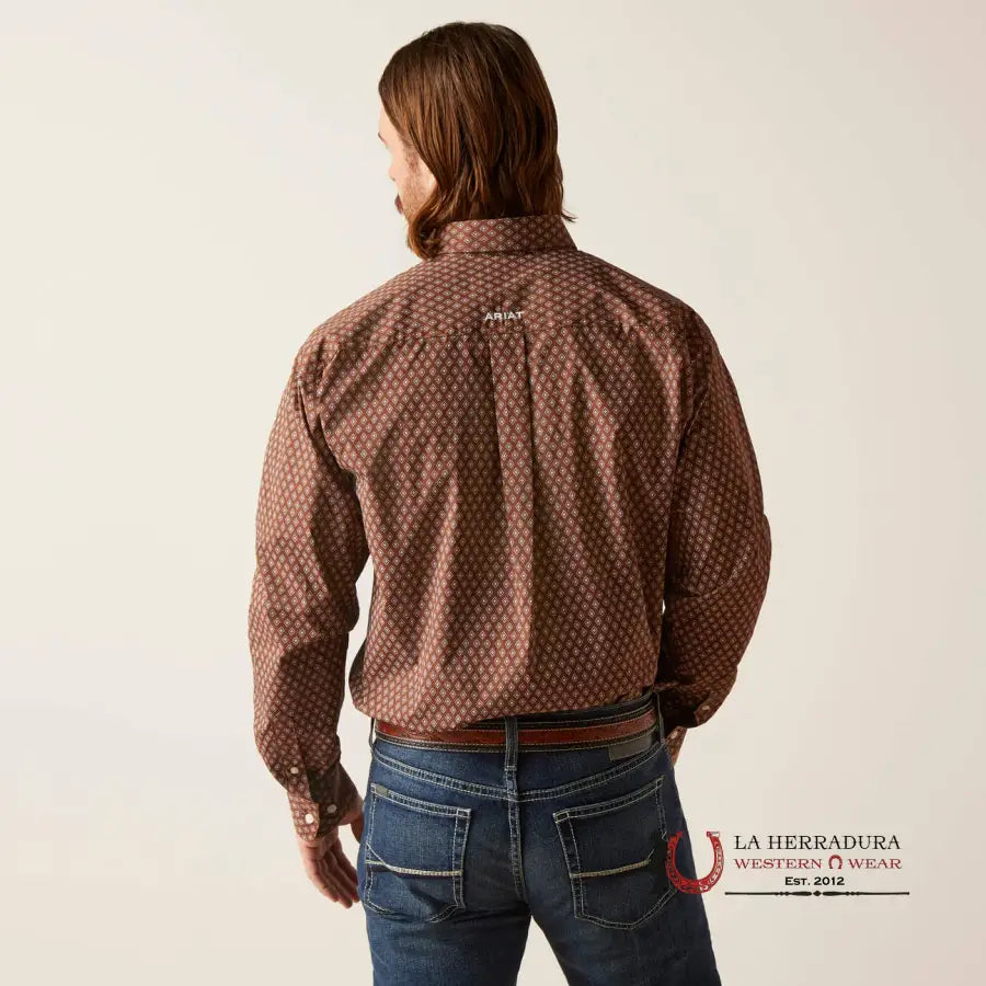 Ariat Gardner Long Sleeve Shirt Potting Soil - 6528 Ropa Hombres