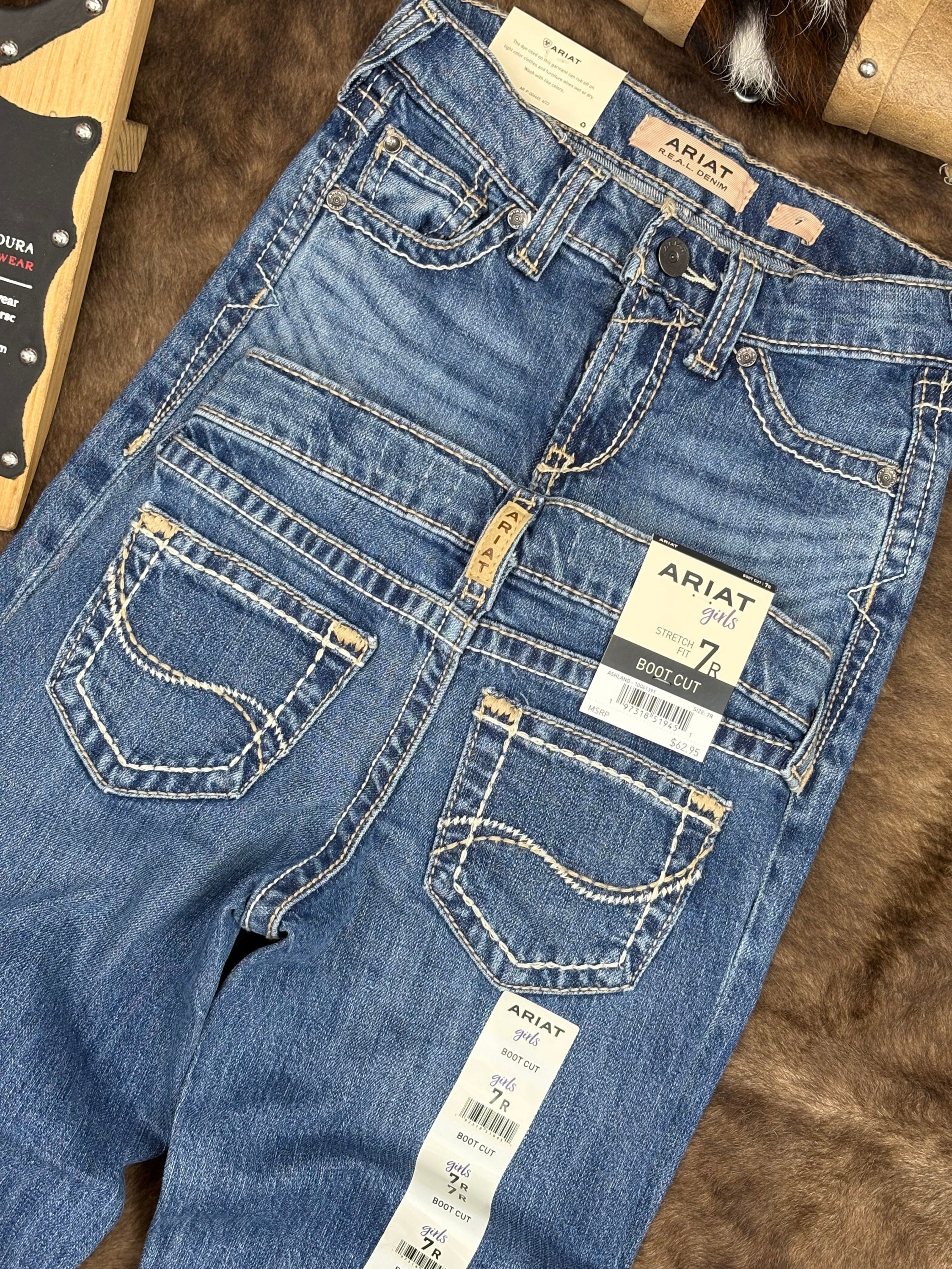 Ariat Girls Ashland Bootcut Jeans - 1391 NIÑAS