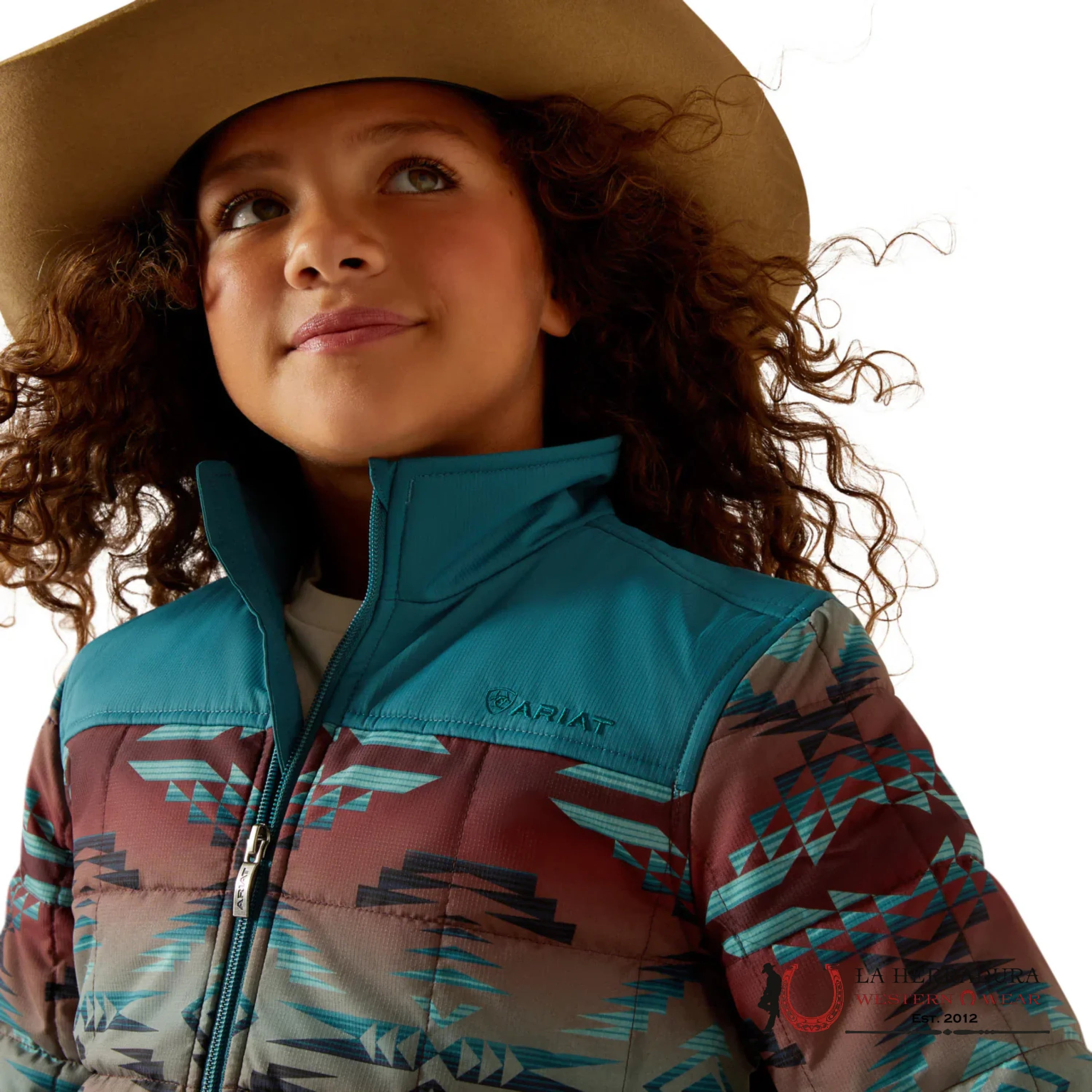 Ariat Girls Serrano Southwest Print Zip Jacket 10062259 NIÑOS
