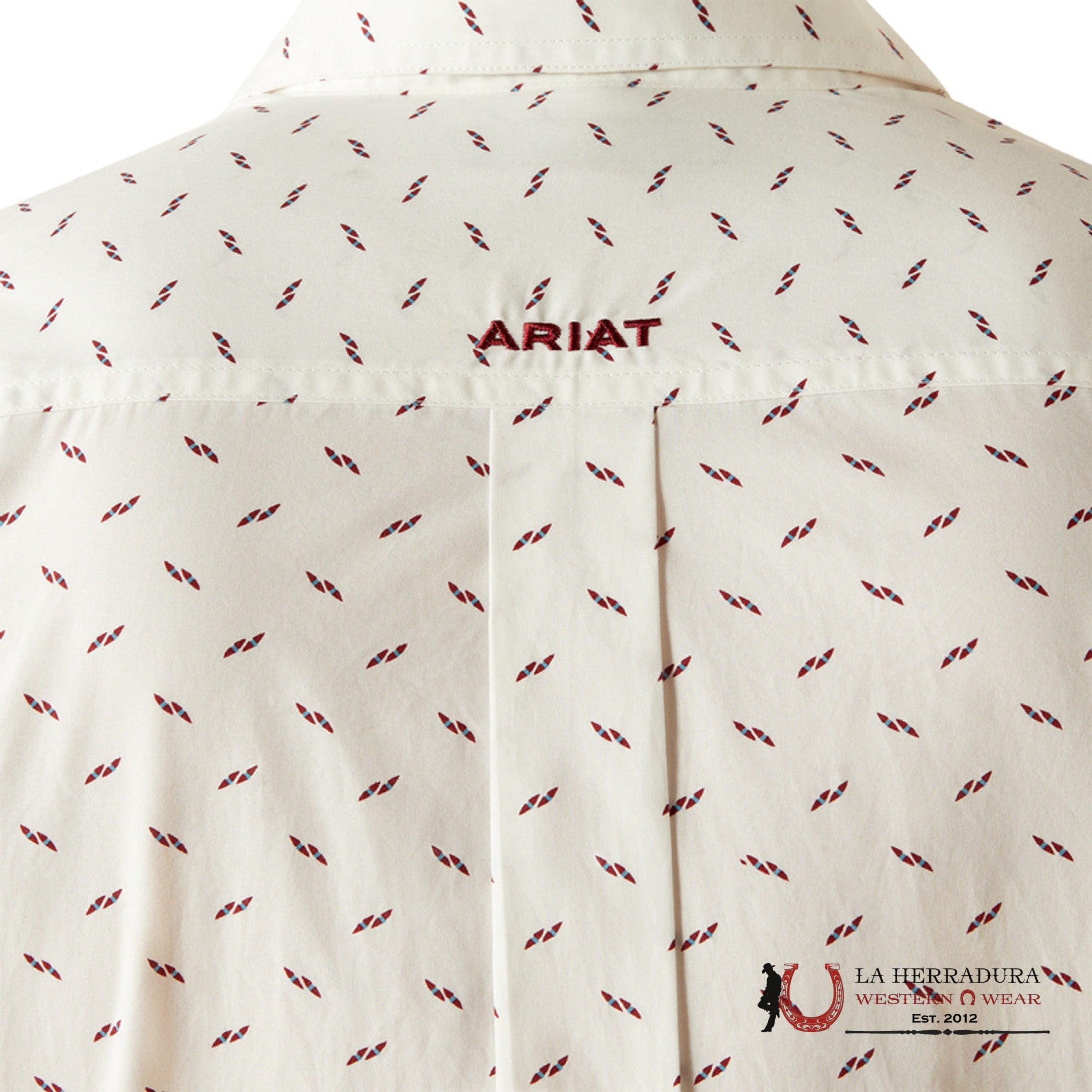 ARIAT GRANT SHORT SLEEVE SHIRT WHITE - 4680 ROPA HOMBRES