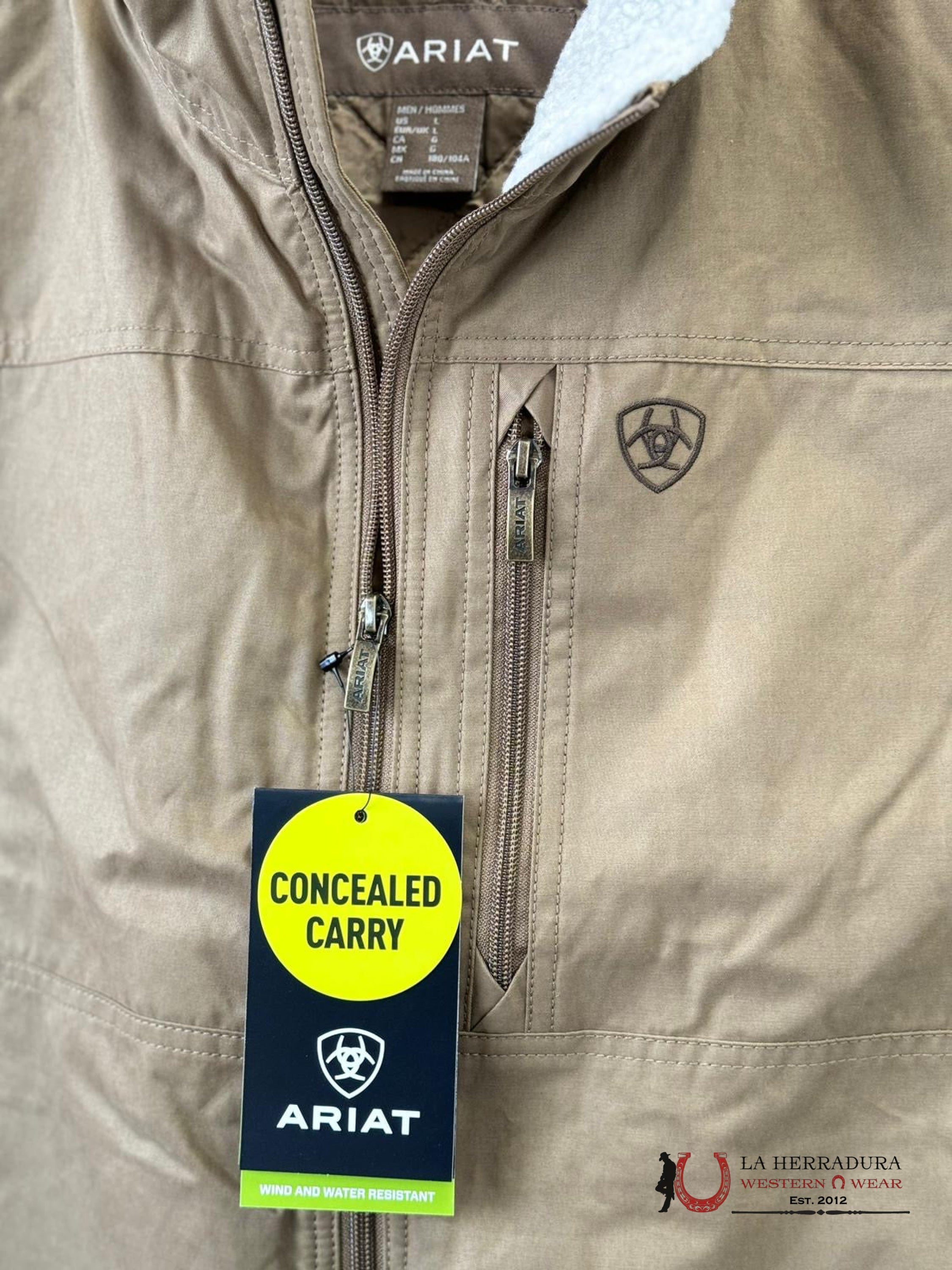 Ariat Grizzly Canvas Ins Vest Cub Ropa Hombres