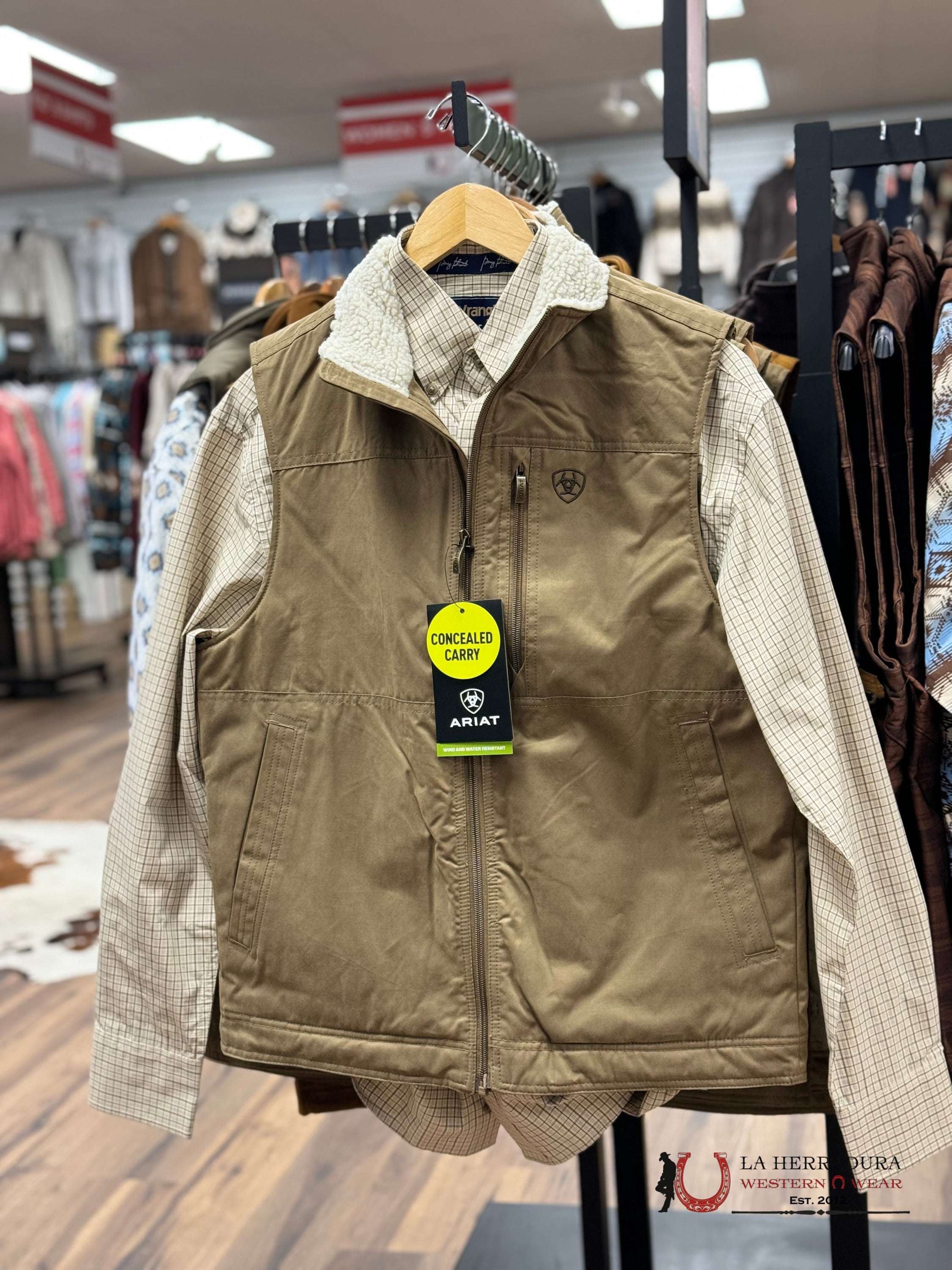 Ariat Grizzly Canvas Ins Vest Cub Ropa Hombres