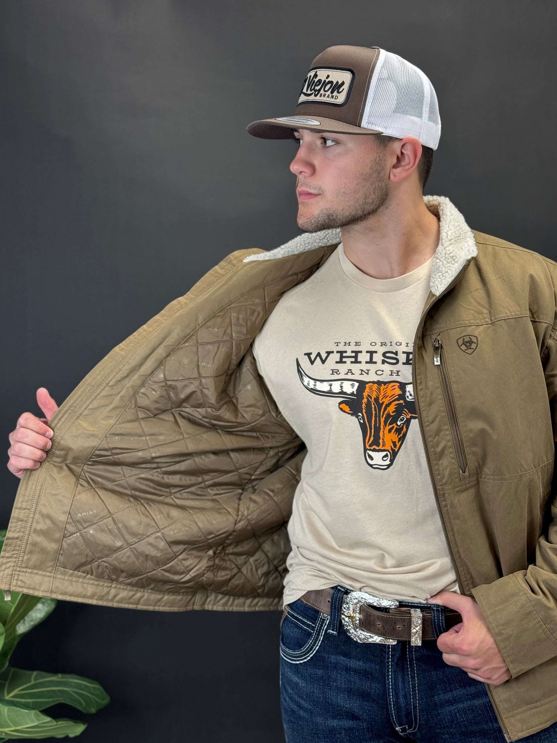 ARIAT GRIZZLY CANVAS INSULATED JACKET CUB - 8399