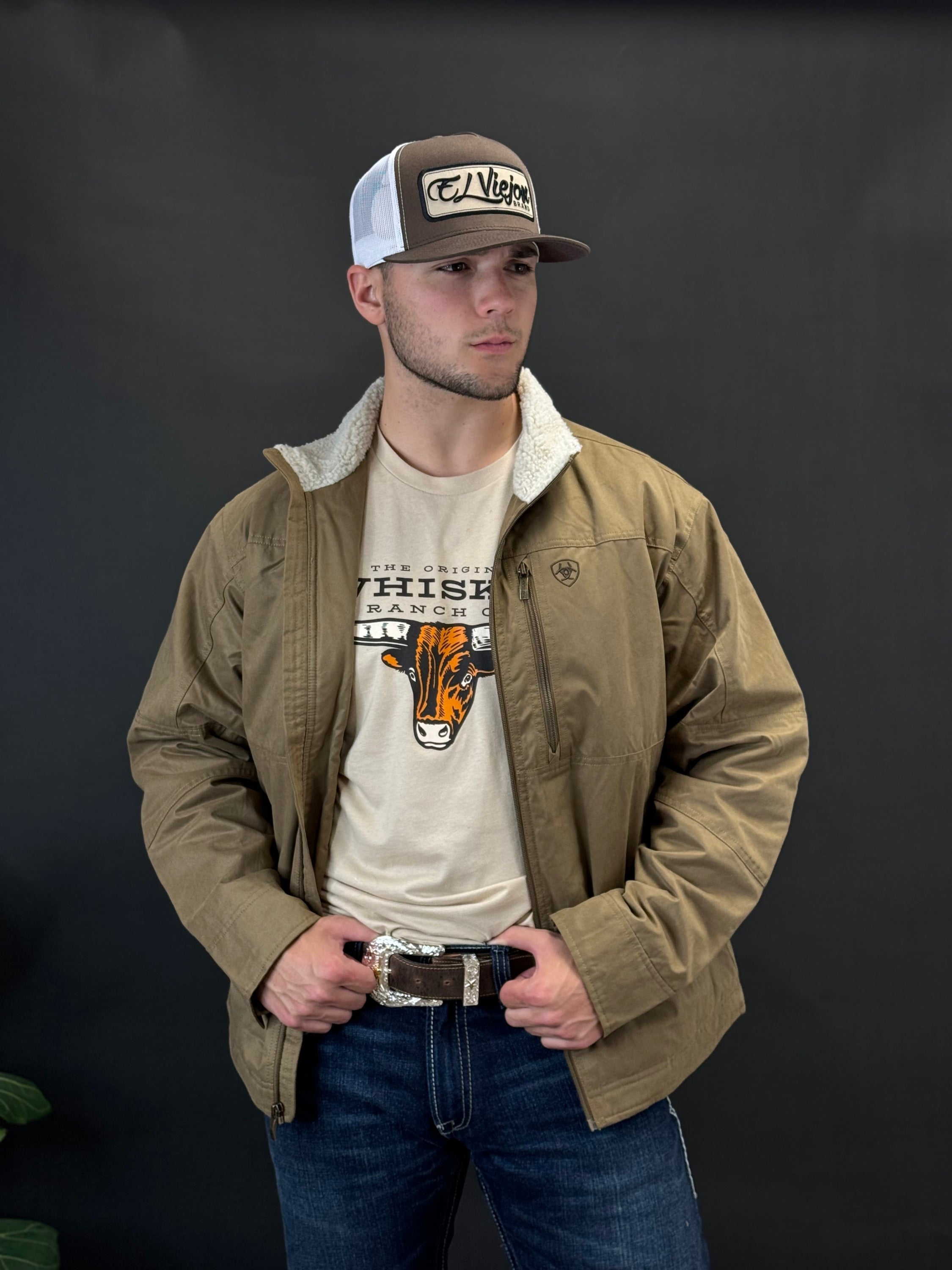 ARIAT GRIZZLY CANVAS INSULATED JACKET CUB - 8399