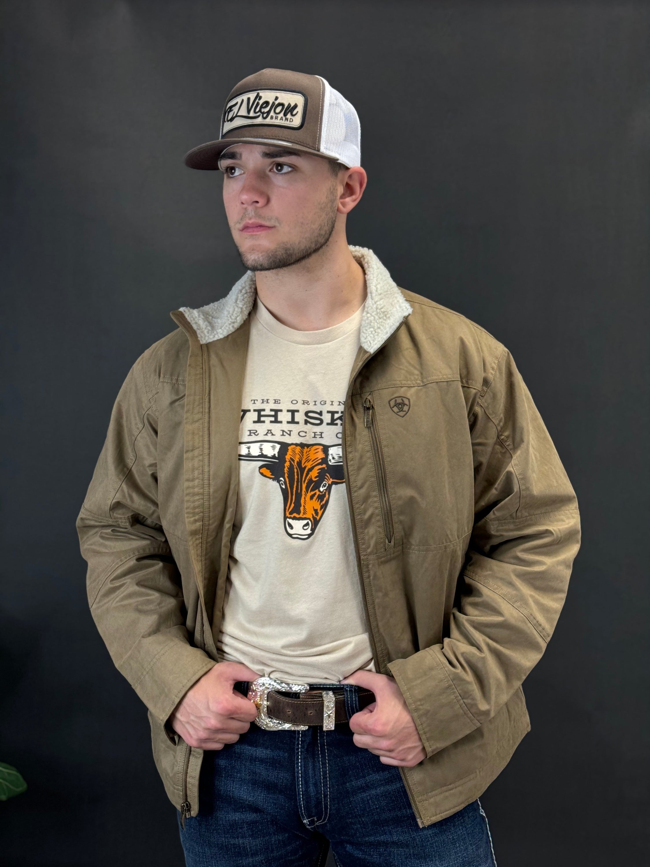 ARIAT GRIZZLY CANVAS INSULATED JACKET CUB - 8399