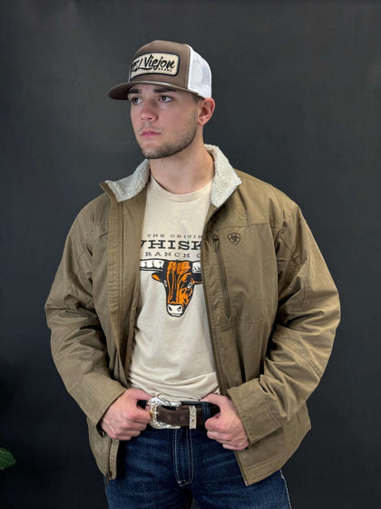 ARIAT CHAQUETA AISLANTE GRIZZLY CANVAS CUB - 8399