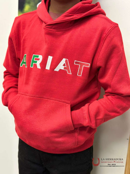 ARIAT HOODIE TEAM MEXICO RED 10043121 BOYS