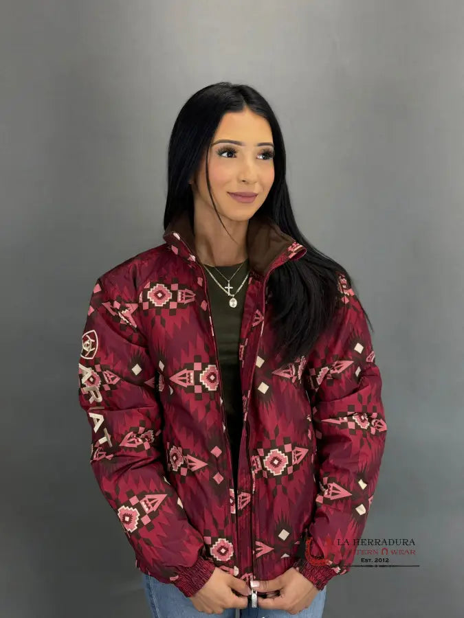 Ariat Jacket Alamo Print Western Stable Ropa Mujeres