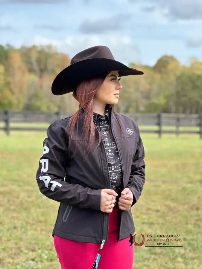 Ariat Jacket Aparejo Team Softshell Black Ropa Mujeres