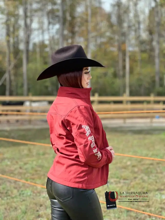 Ariat Jacket Aparejo Team Softshell Sun-Dried Tomato Ropa Mujeres