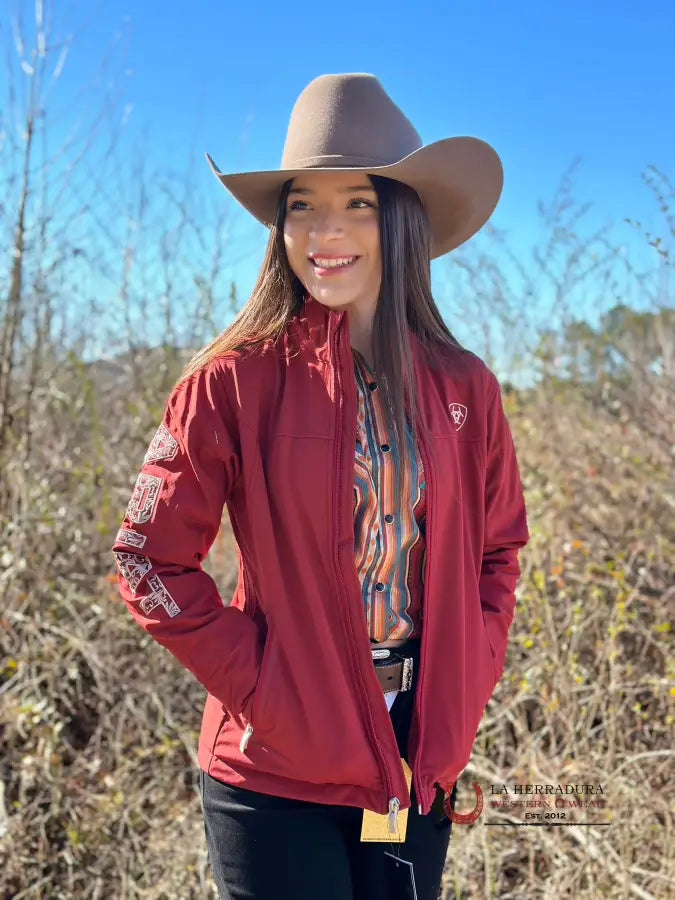 Ariat Jacket Aparejo Team Softshell Sun-Dried Tomato Ropa Mujeres