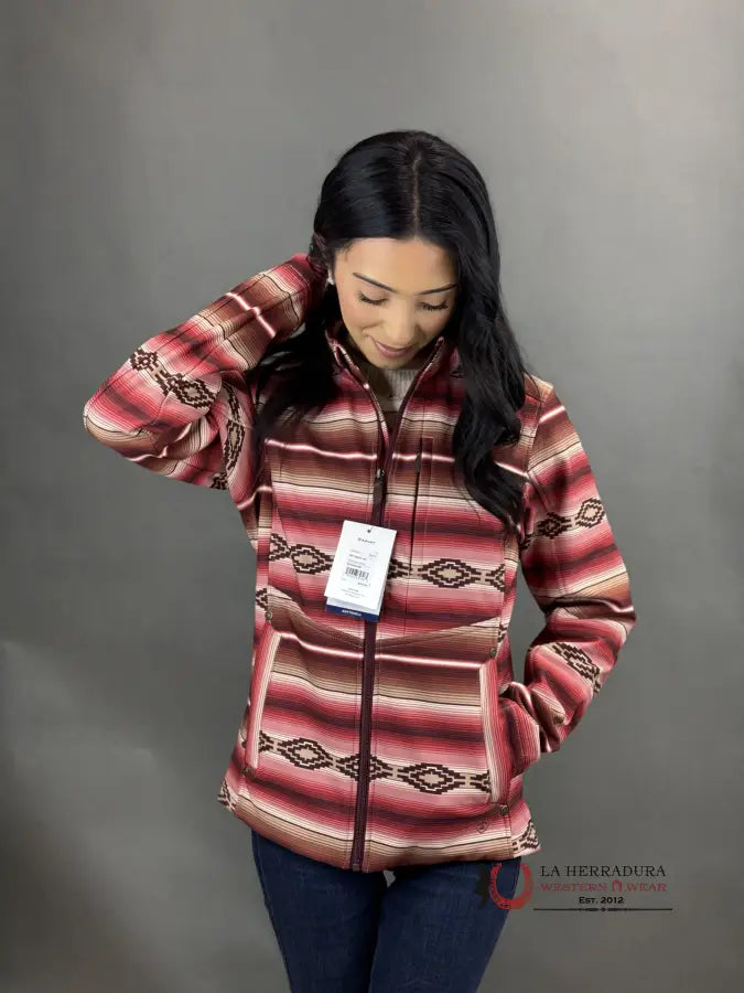 Ariat Jacket Blushing Serape Pink Ropa Mujeres