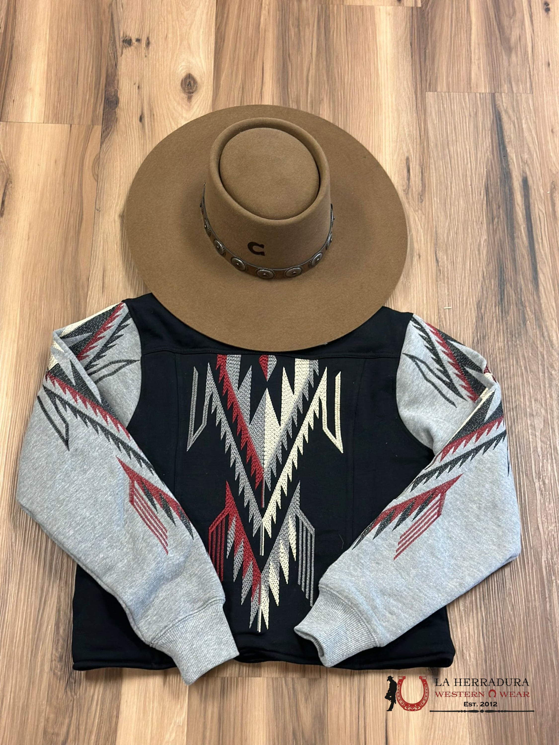 Ariat Jacket Embroidered Chimayo Jkt Black /Grey Ropa Mujeres